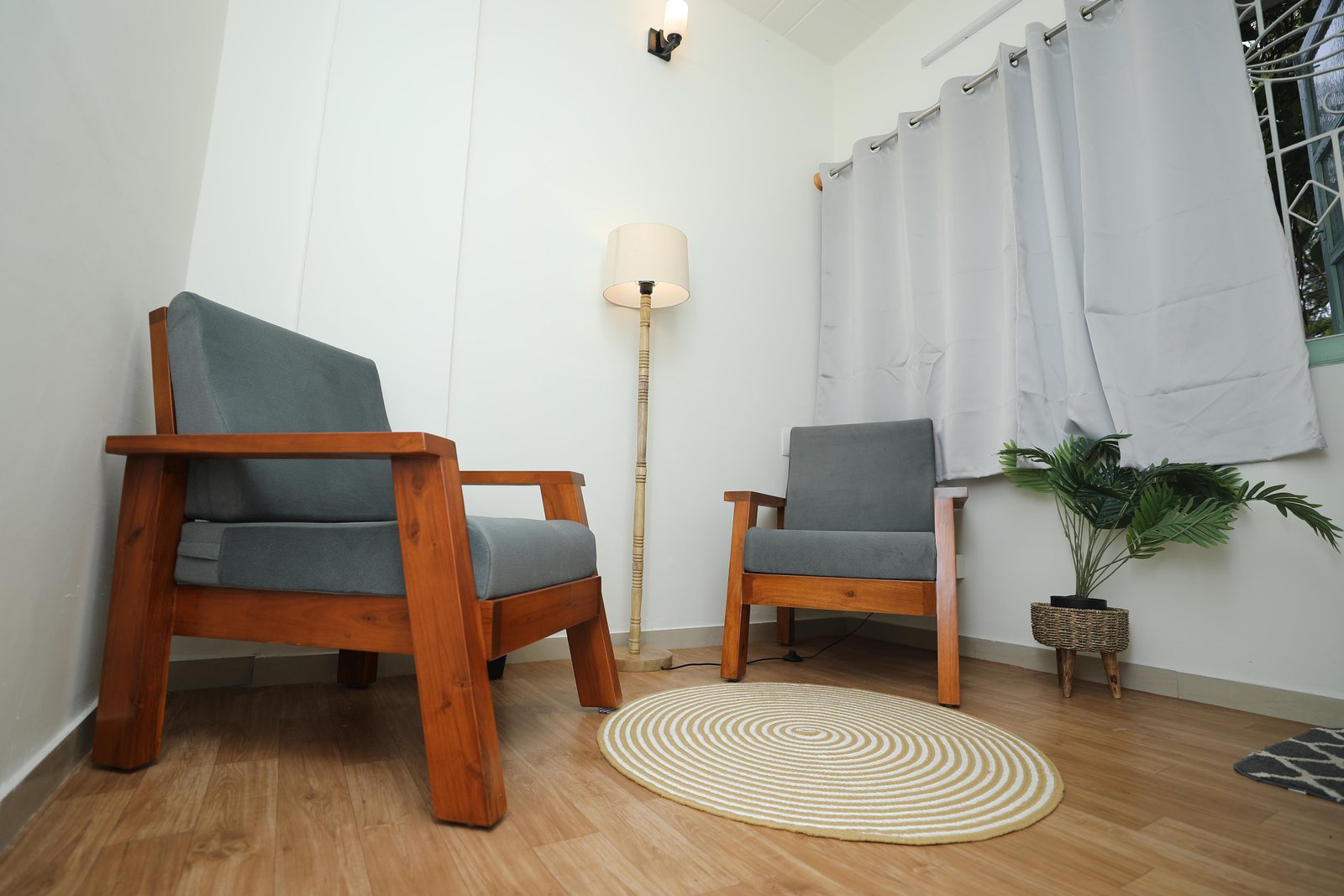 Two chairs in a Talene therapy room