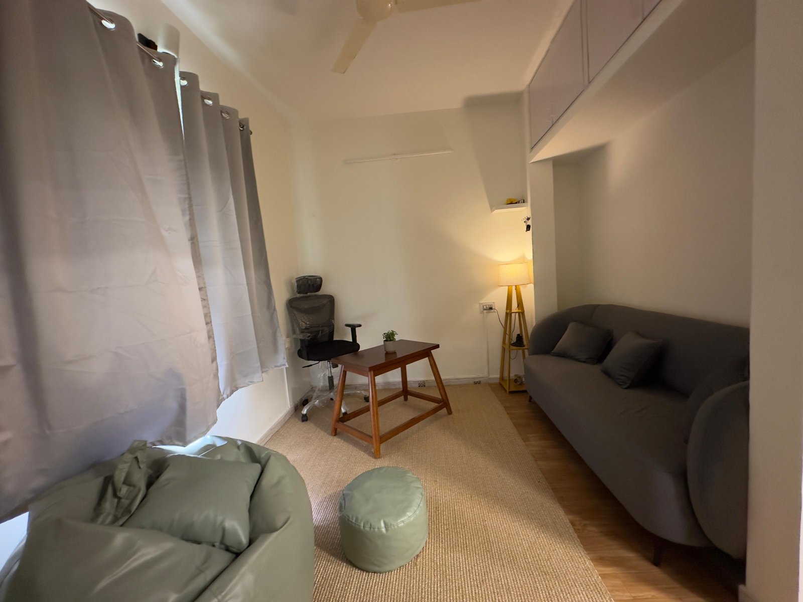 The group and workshop room