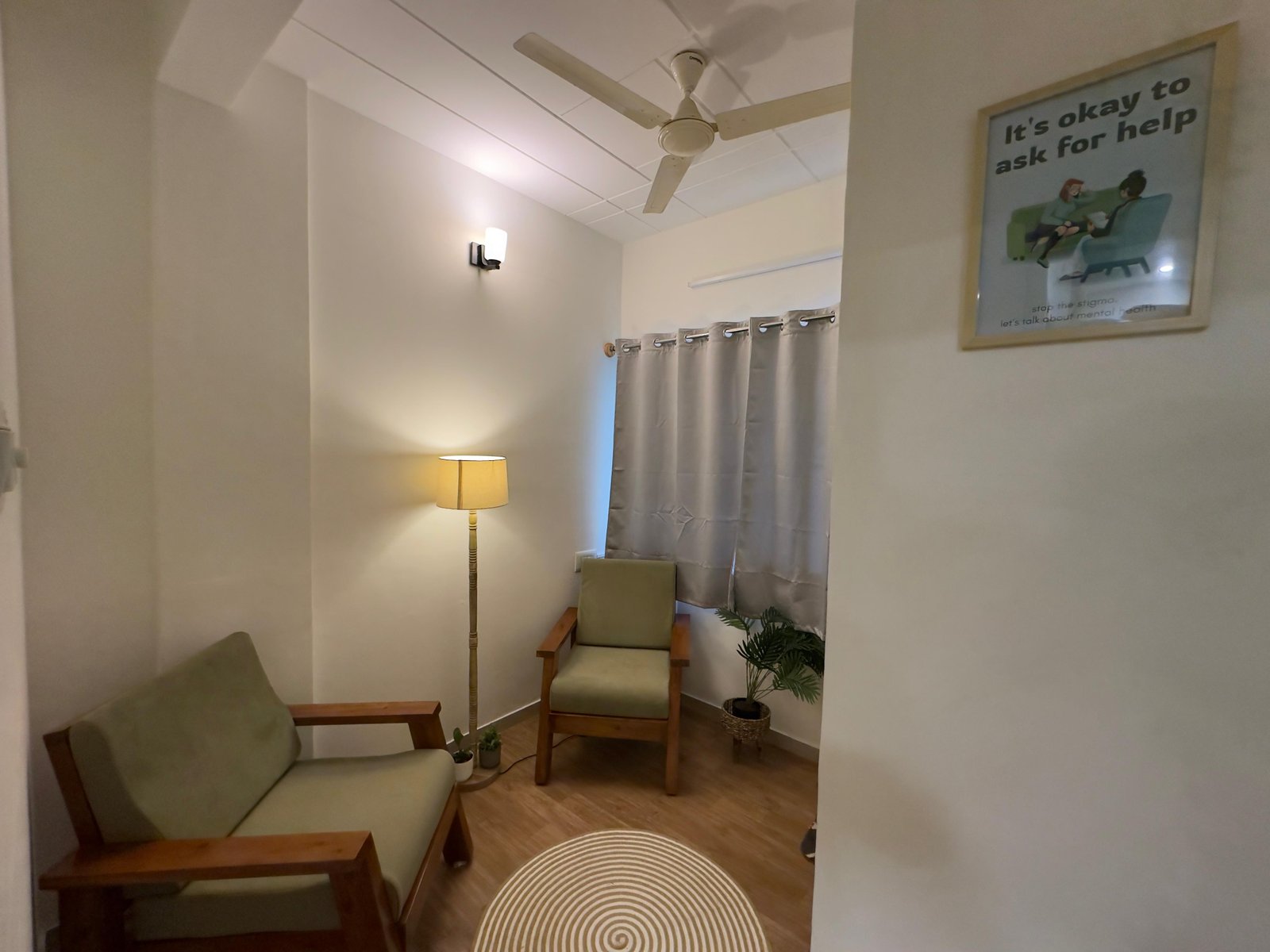 A private session room